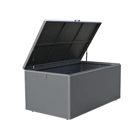 lockable metal garden storage box|metal lock box with combination.